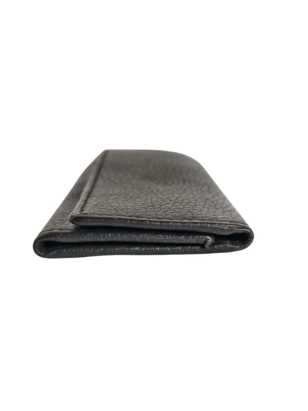 Genuine Leather Men's Black Key Case Keychain Wallet 6 Key Hooks PURITAN New
